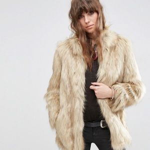 ASOS Faux Fur Coat